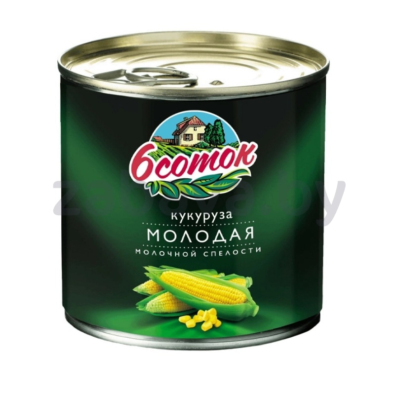 Кукуруза молодая молочн. спел. «6 соток», 425 мл