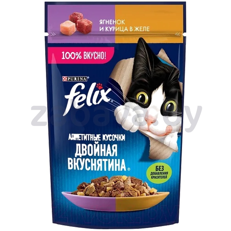 Корм для кошек Felix, 75 г, в ассорт.