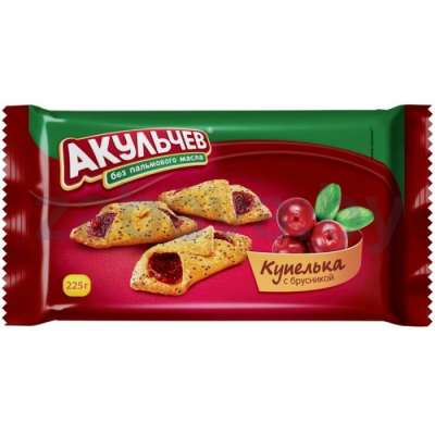 Купелька «Акульчев» с брусникой, 225 г