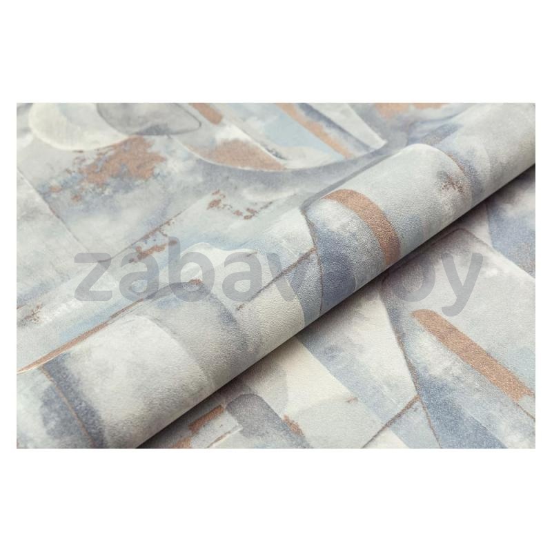 Обои виниловые Kerama Marazzi «Фреш», синие, абстракция, KM8319, рулон