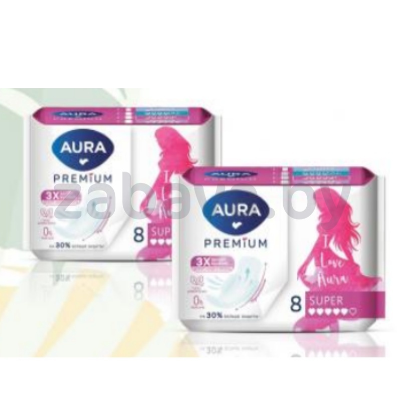 Прокладки Aura Premium super, 8 шт.