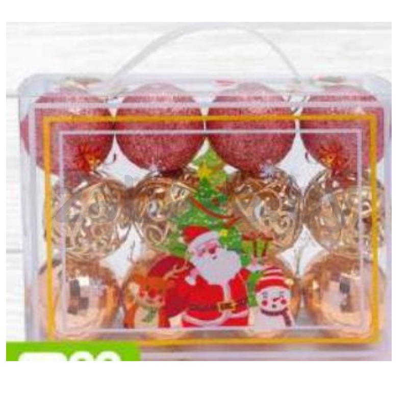 Набор новогодних шаров Royaumann, 5 см, 12 шт.