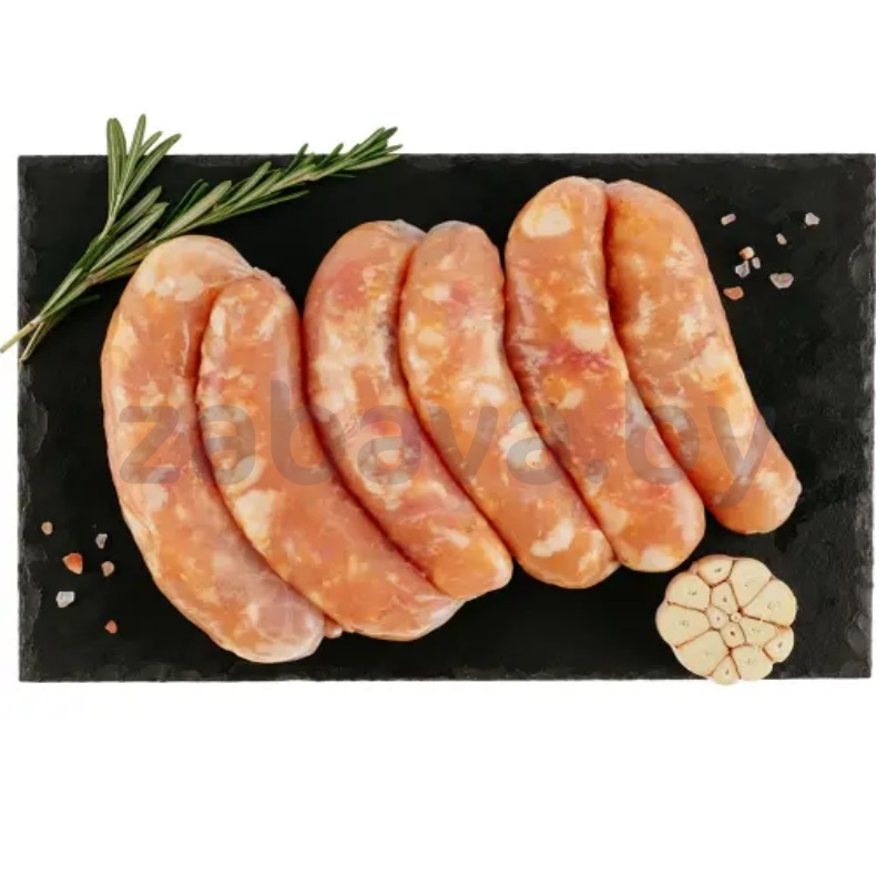 Колбаски «Полесский дар», из свинины и птицы, п/ф, 1 кг