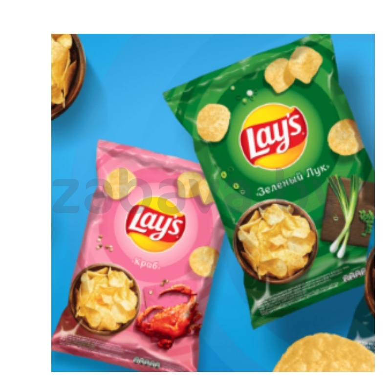 Чипсы Lay's, картофельные, краб/зел. лук, 70 г
