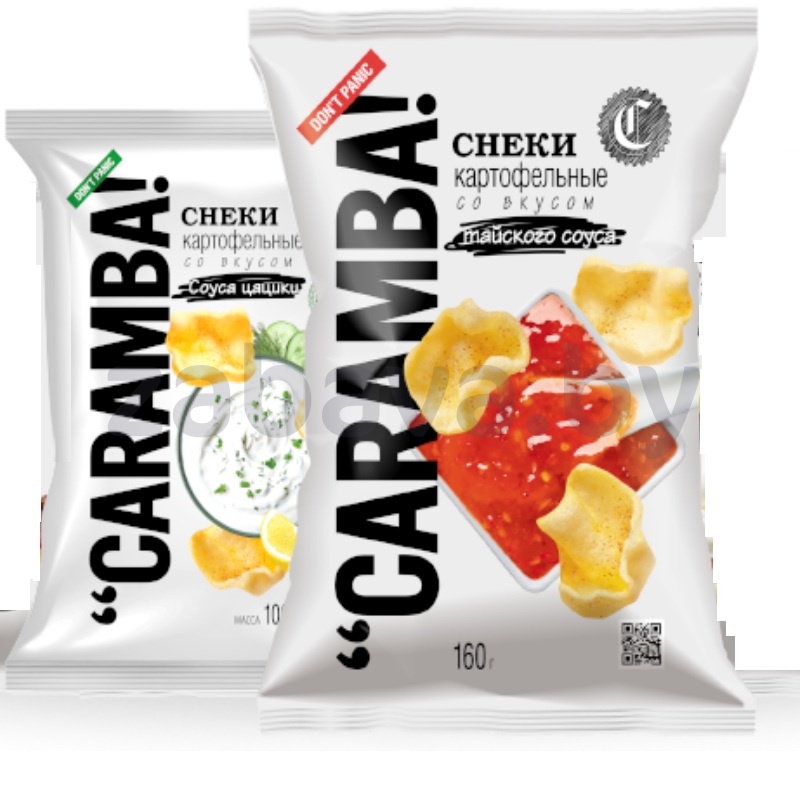 Снеки Caramba!, тайский соус или цацики, 75 г