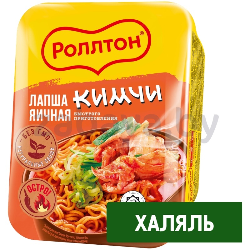 Лапша «Роллтон» б/п кимчи, 90 г