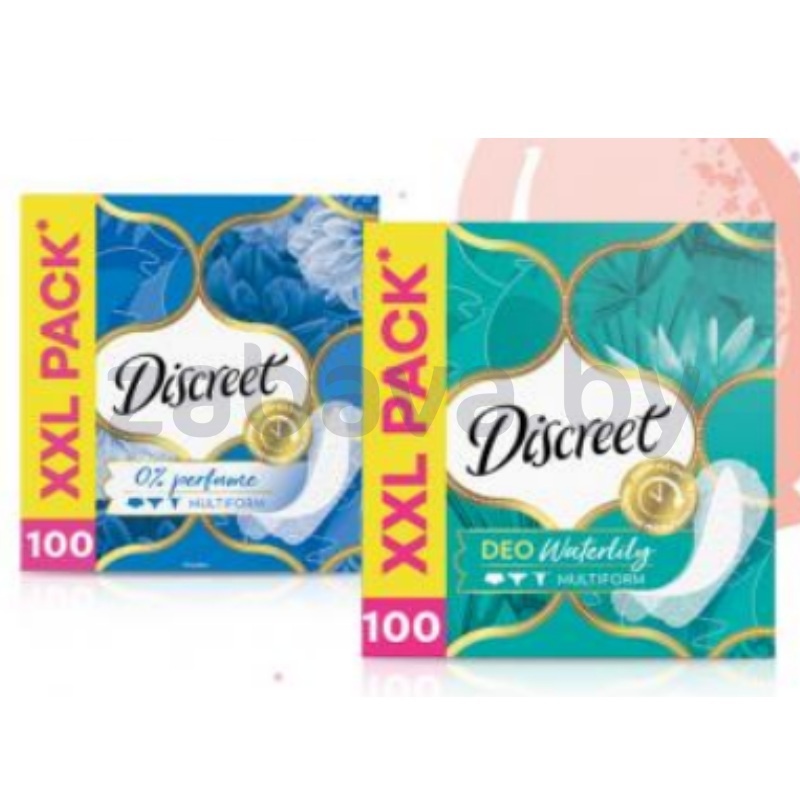 Прокладки гигиенические ежедневные Discreet, 100 шт., в ассорт.