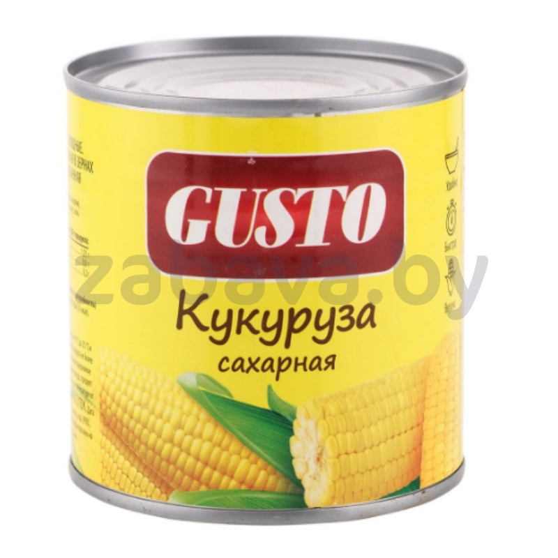 Кукуруза Gusto, сахарная, 340 г