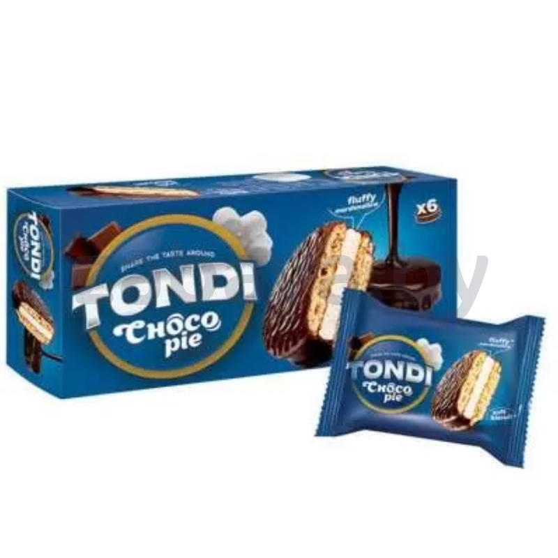 Печенье глазир. Tondi Choco Pie, 30 г × 6 шт., 180 г