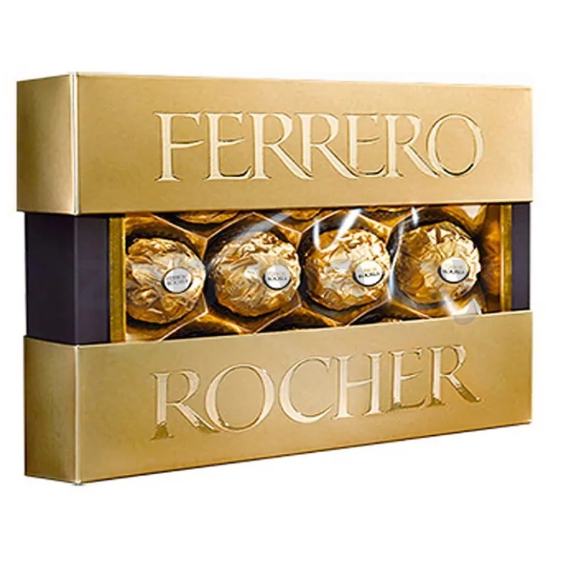 Конфеты хрустящие Ferrero Rocher, 125 г
