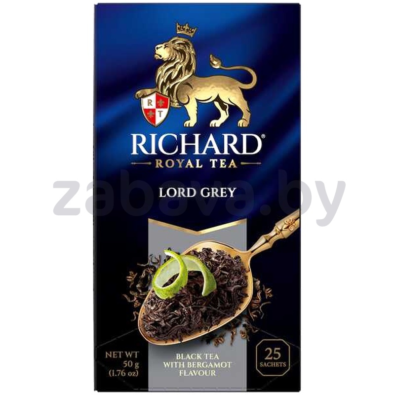 Чай Richard, Lord Grey, черный, 25 пак. × 2 г