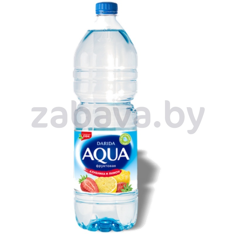 Вода Darida Aqua, клубника-лимон, негаз., 1,5 л