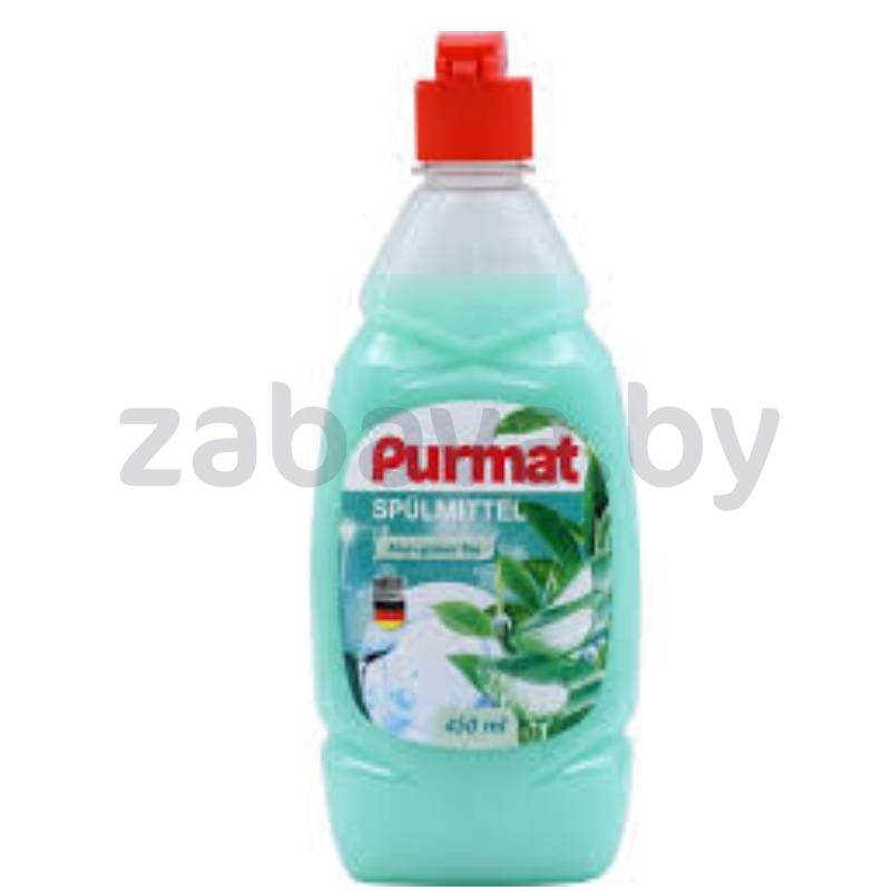 Бальзам д/мытья посуды Purmat Aloe + Gruner Tee, 450 мл