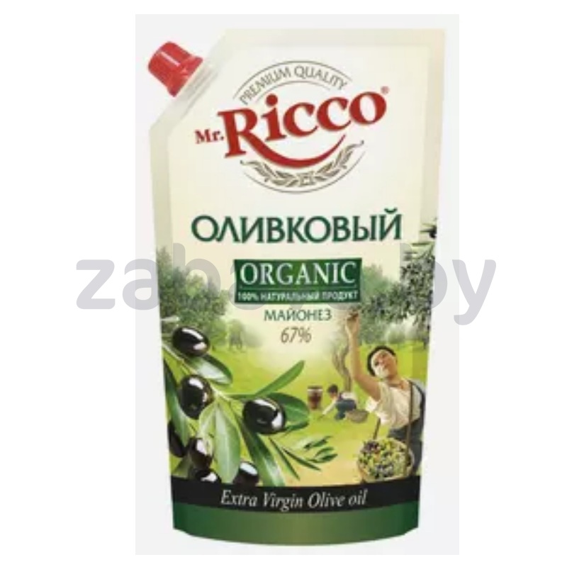 Майонез Mr. Ricco, 67%, оливковый, 400 г