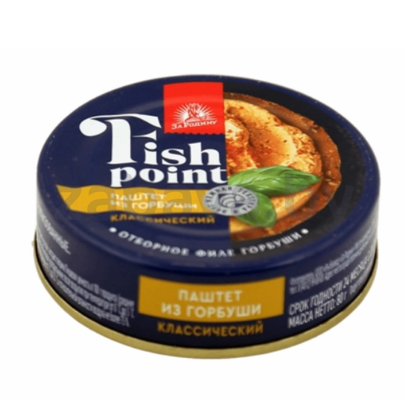 Паштет Fish point из филе горбуши, классич., 80 г