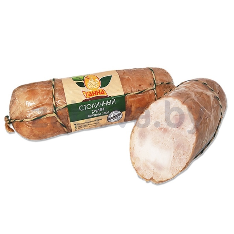 Рулет «Столичный», в/с, к/в, «Витебский» ГПТФ, 1 кг