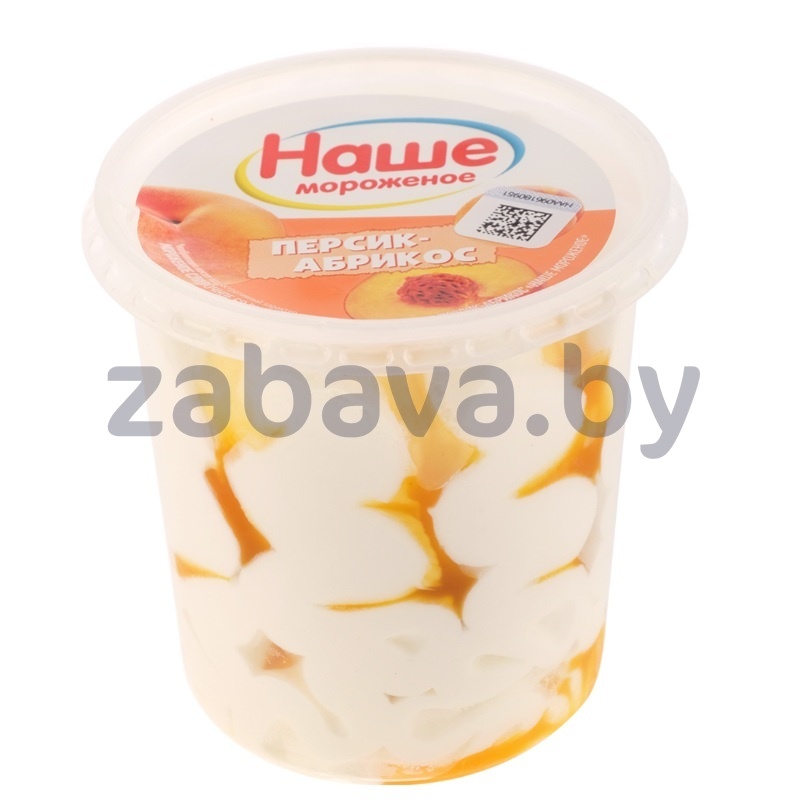 Пломбир «Наше мороженое», ваниль-персик-абрикос, 250 г
