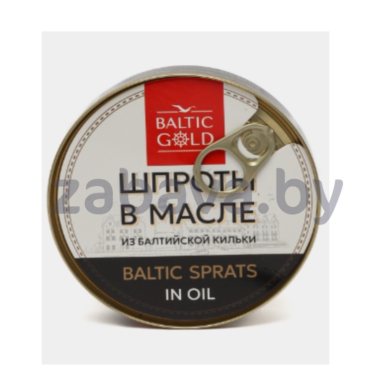 Шпроты в масле Baltic Gold, крупные, 230 г
