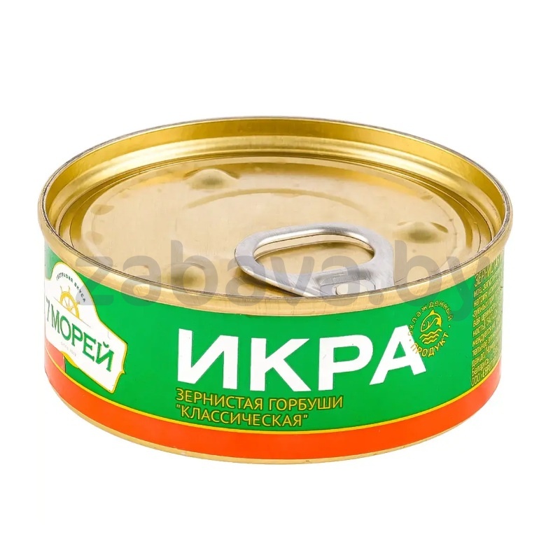 Икра лосос. «7 морей», горбуши, классич. зернист., 105 г