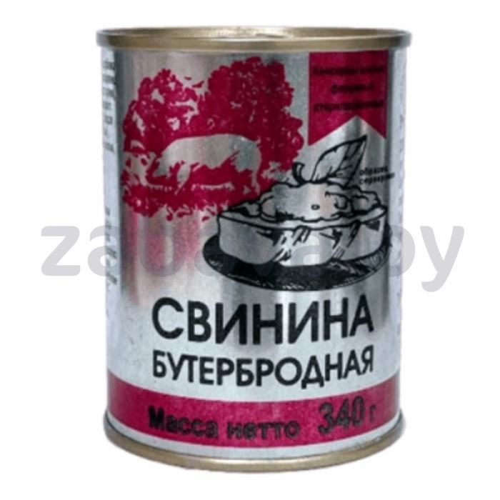 Свинина бутербродная, «Береза» МК, 340 г