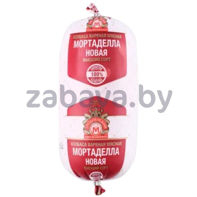 Колбаса «Мортаделла новая», вар., в/с, «Гродненский» МК, 580 г