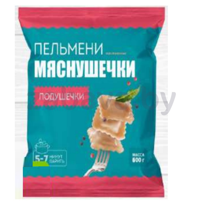 Пельмени «Мяснушечки», подушечки, зам., 600 г
