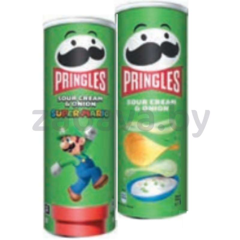 Чипсы Pringles, sour cream & onion, 165 г