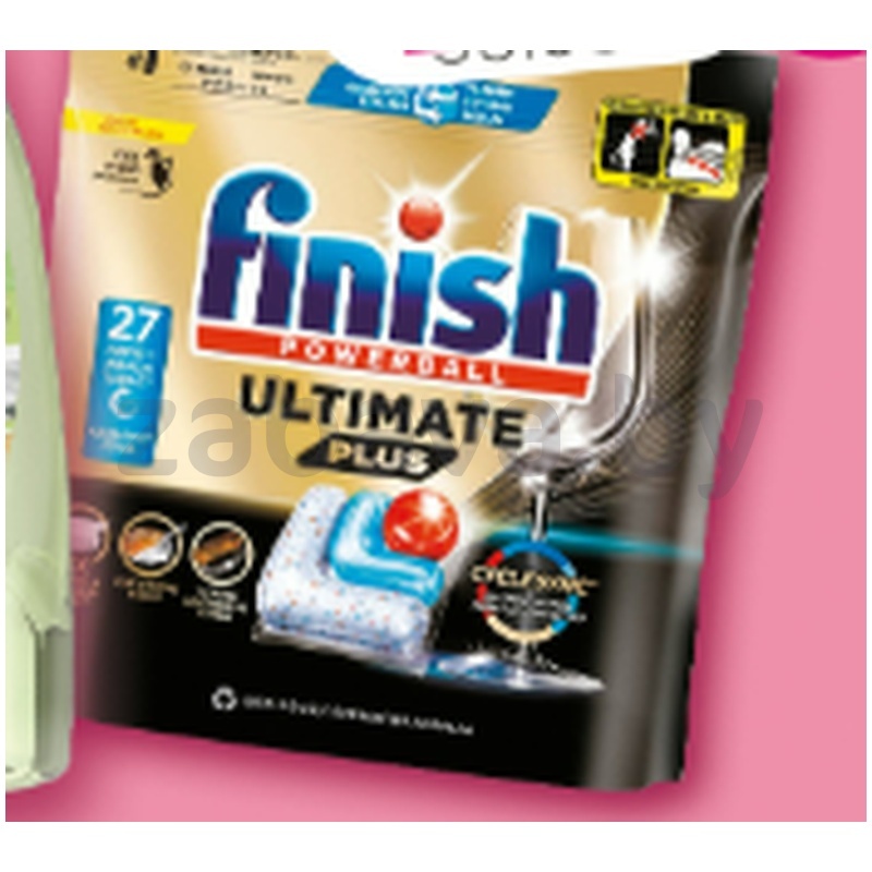 Капсулы для ПММ Finish, Powerball Ultimate Plus, 27 шт.