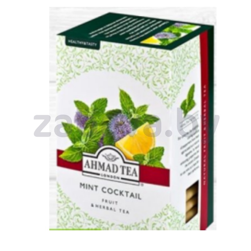 Чай Ahmad, зеленый, Spring, лимон-мята, 25 пак.