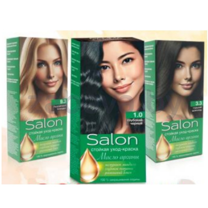 Крем-краска для волос стойкая Salon, в ассорт.