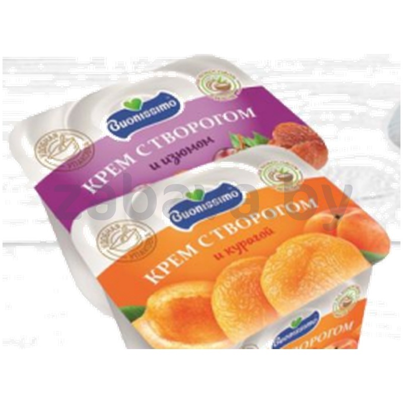 Крем с творогом Buonissimo, 180 г, изюм/курага
