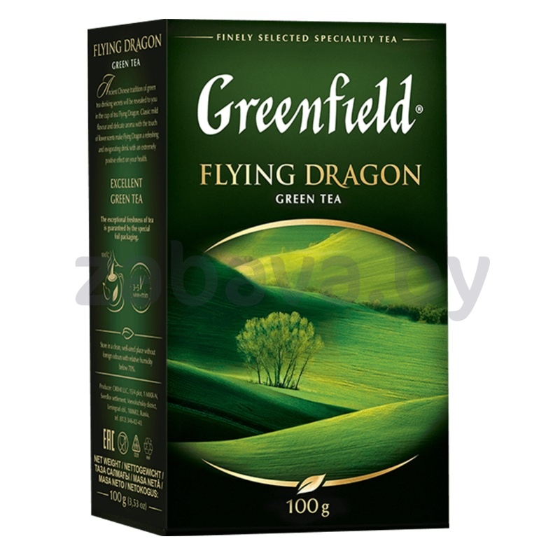Чай Greenfield, Flying Dragon, зеленый, 100 г