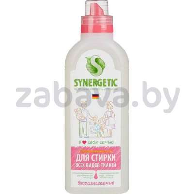 Гель Synergetic для стирки всех видов тканей, 1 л