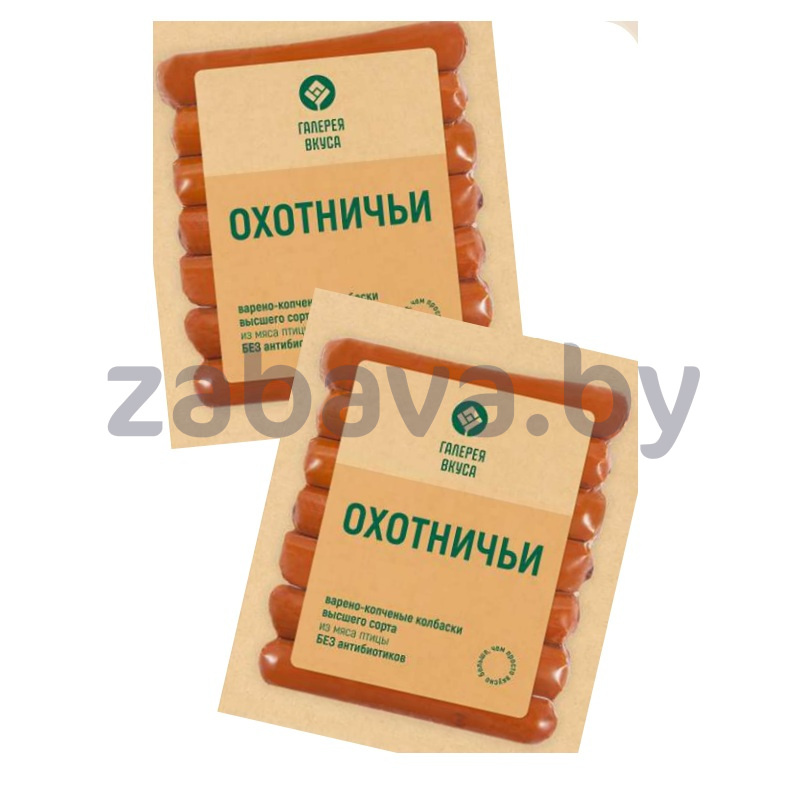 Колбаски из м/пт «Охотничьи» «Галерея вкуса», Агр-нат «Колос», 260 г