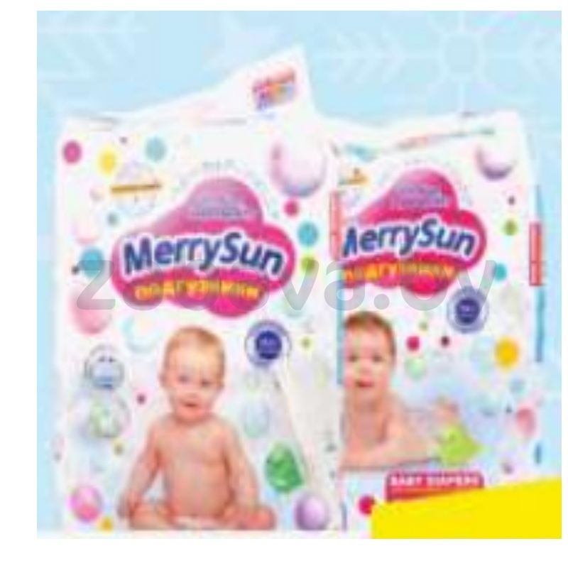 Подгузники MerrySun M/L, 62/54 шт.