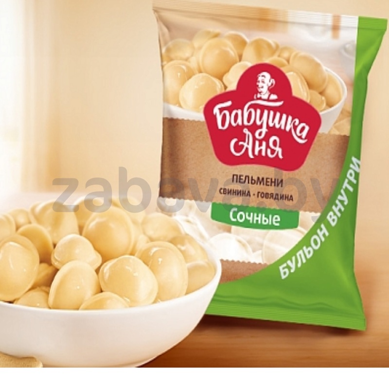 Пельмени «Бабушка Аня», сочные, п/ф, замор., 1 кг