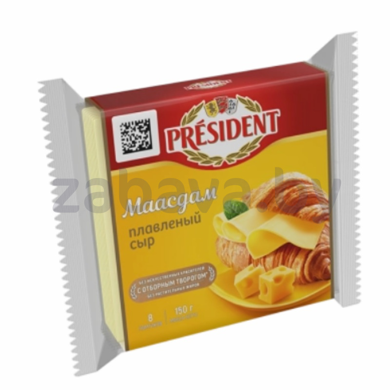 Сыр плавленый President, 40%, РФ, 150 г, в ассорт.