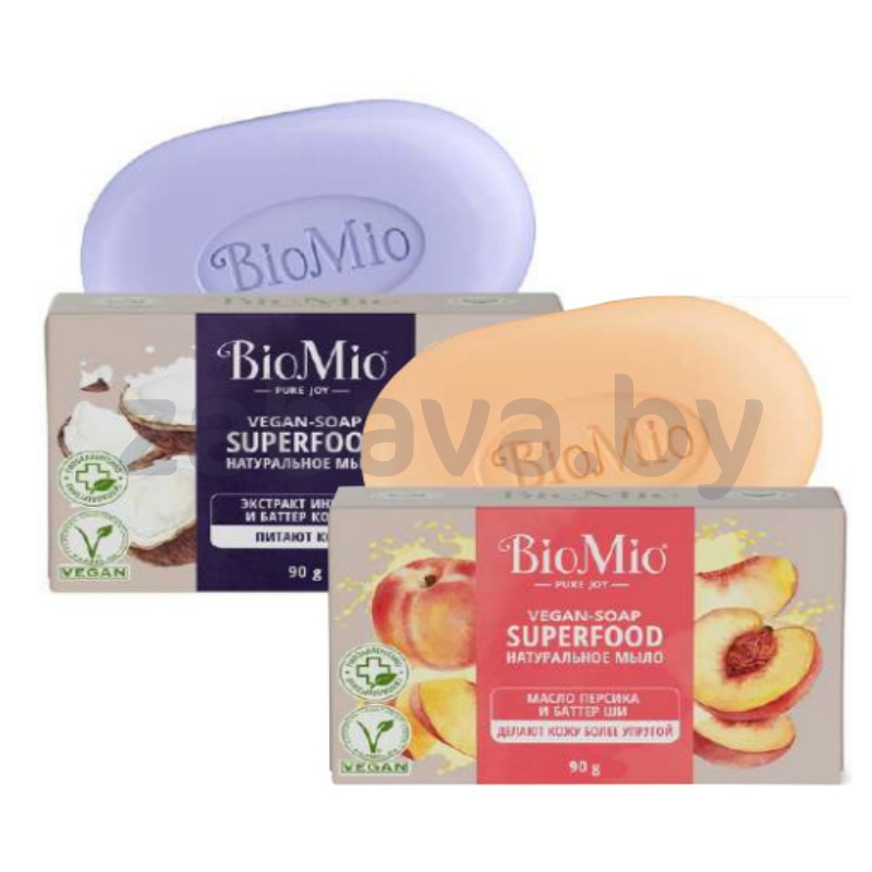 Мыло BioMio Bio-Soap Superfood, 90 г, в ассорт.