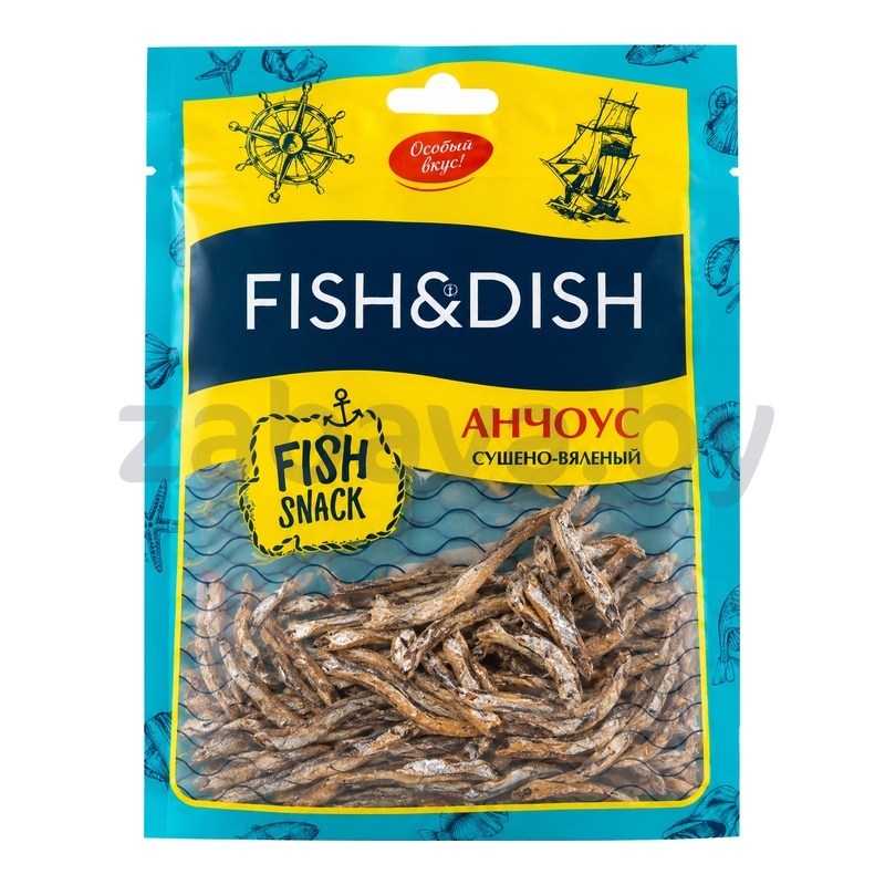 Анчоус Fish&Dish, суш.-вял., 40 г