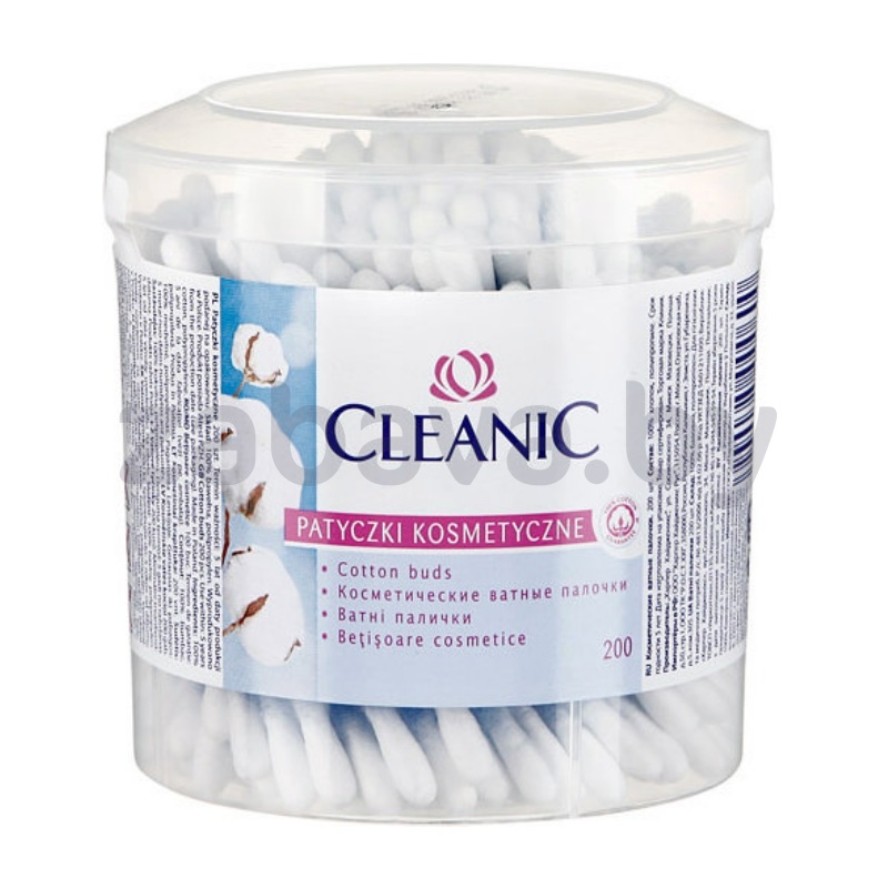 Палочки ватные Cleanic, 200 шт.