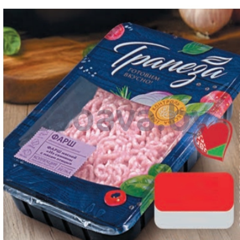 Фарш «Трапеза», из свинины с м/пт, п/ф, 500 г