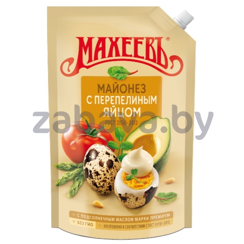 Майонез «Махеевъ» с перепелиным яйцом, 770 г