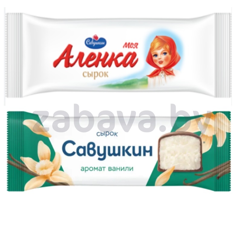 Сырок творожный «Савушкин», глазир., 40 г, в ассорт.