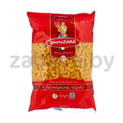 Макароны Pasta Zara Gramignone Rigato № 27, 500 г