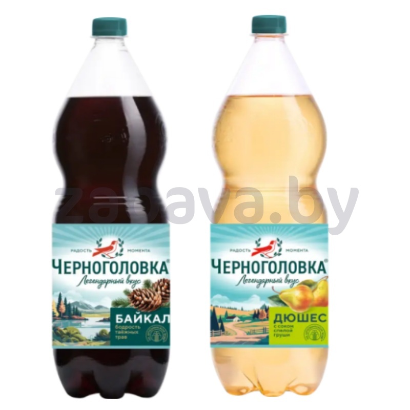 Напиток «Черноголовка», сильногаз., «Байкал» или «Дюшес», 2 л