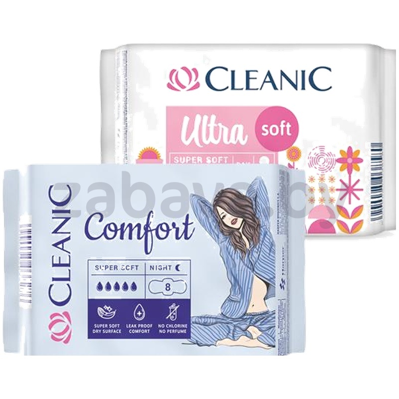 Прокладки гигиенические Cleanic Ultra Soft, 8/10 шт.