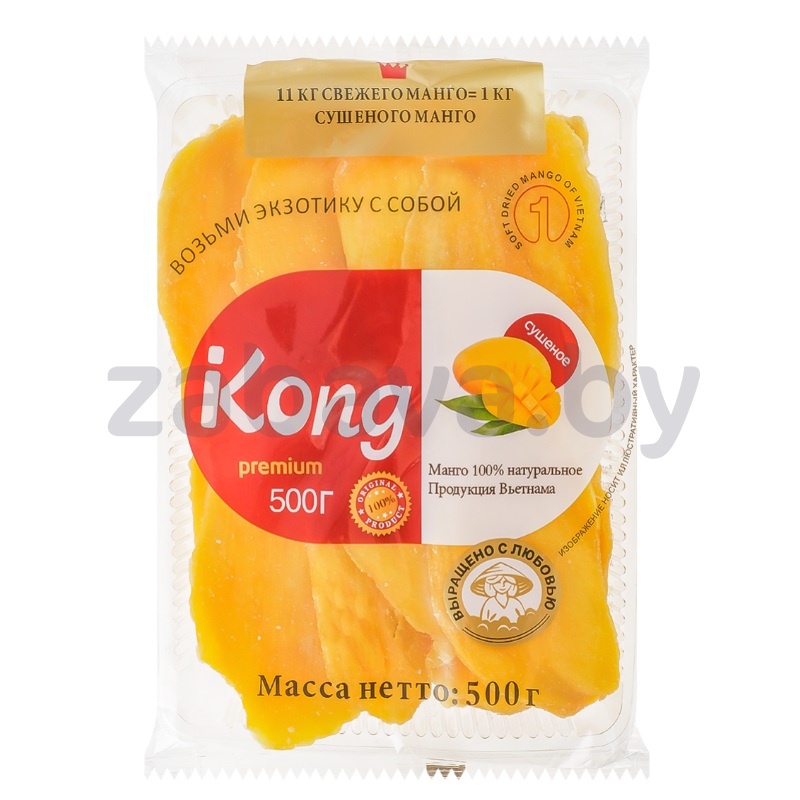 Сушеное манго iKong, 500 г