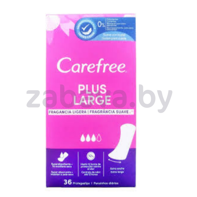 Прокладки ежедневные Carefree Plus Large, 36 шт.
