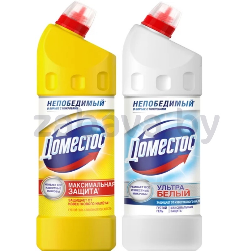 Средство для чистки Domestos, лимонн. свеж. или ультра бел., 1 л