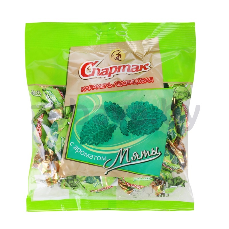 Карамель «Спартак» с ароматом мяты, 200 г